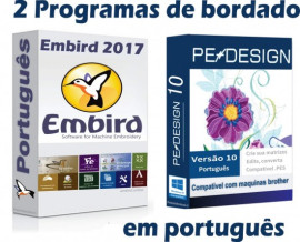 Embird 2017 + Pedesign 10 Programas completo